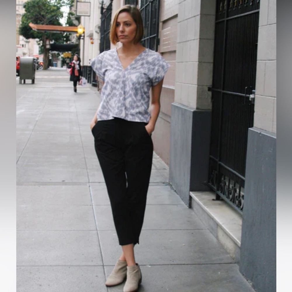 Esby Basin Slouch Pant in Black